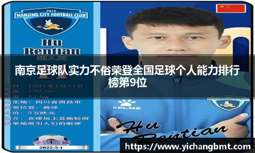 南京足球队实力不俗荣登全国足球个人能力排行榜第9位